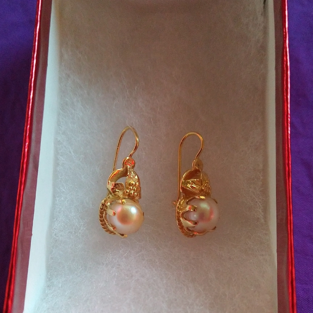 Vintage Gold Earrings